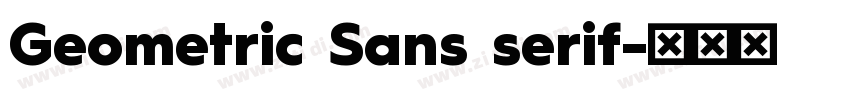 Geometric Sans serif字体转换